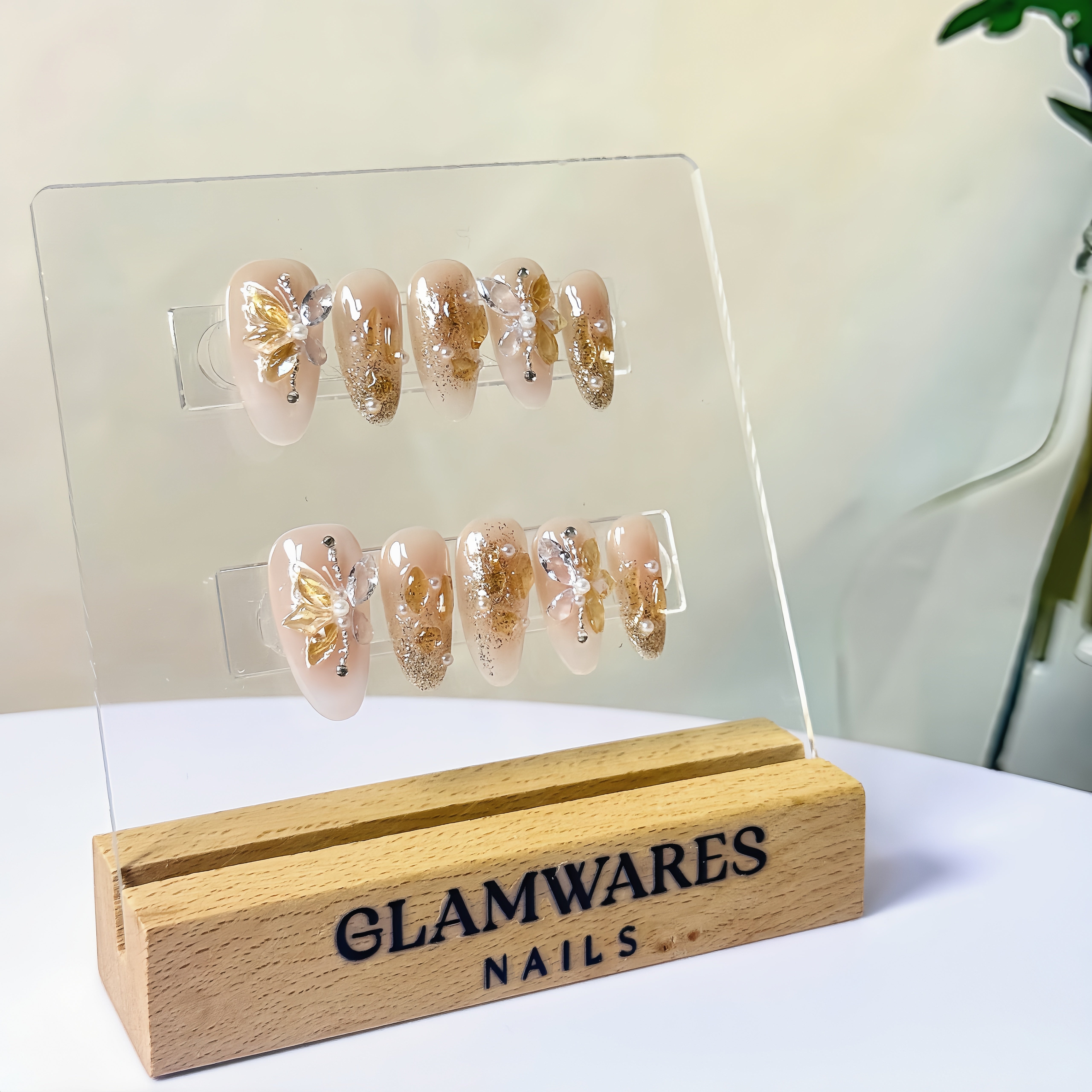 Champagne Butterfly(Handmade)