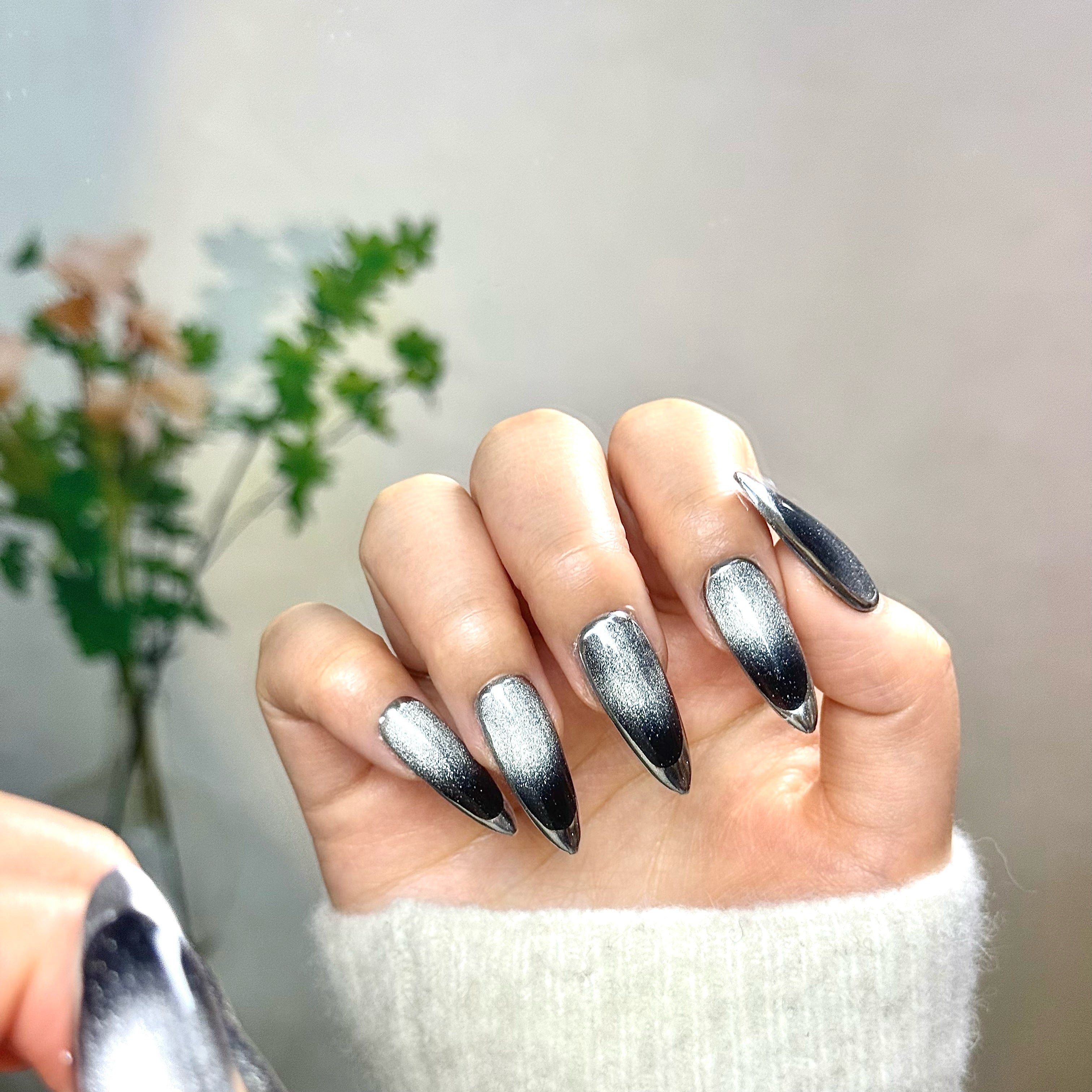 Cat Eye/Obsidian Elegance(Handmade)