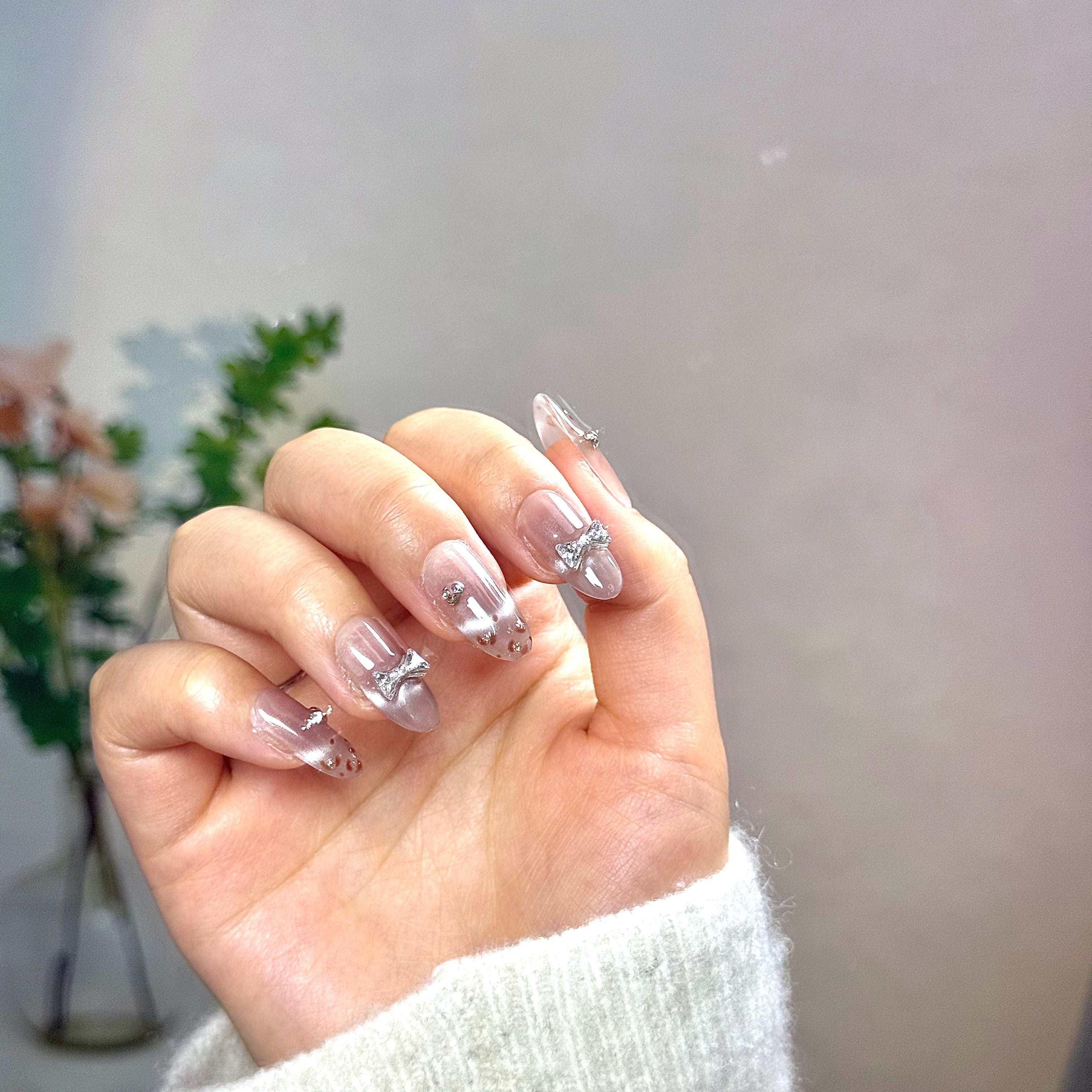 Cat Eye/Milk Gray Leopard(Handmade)