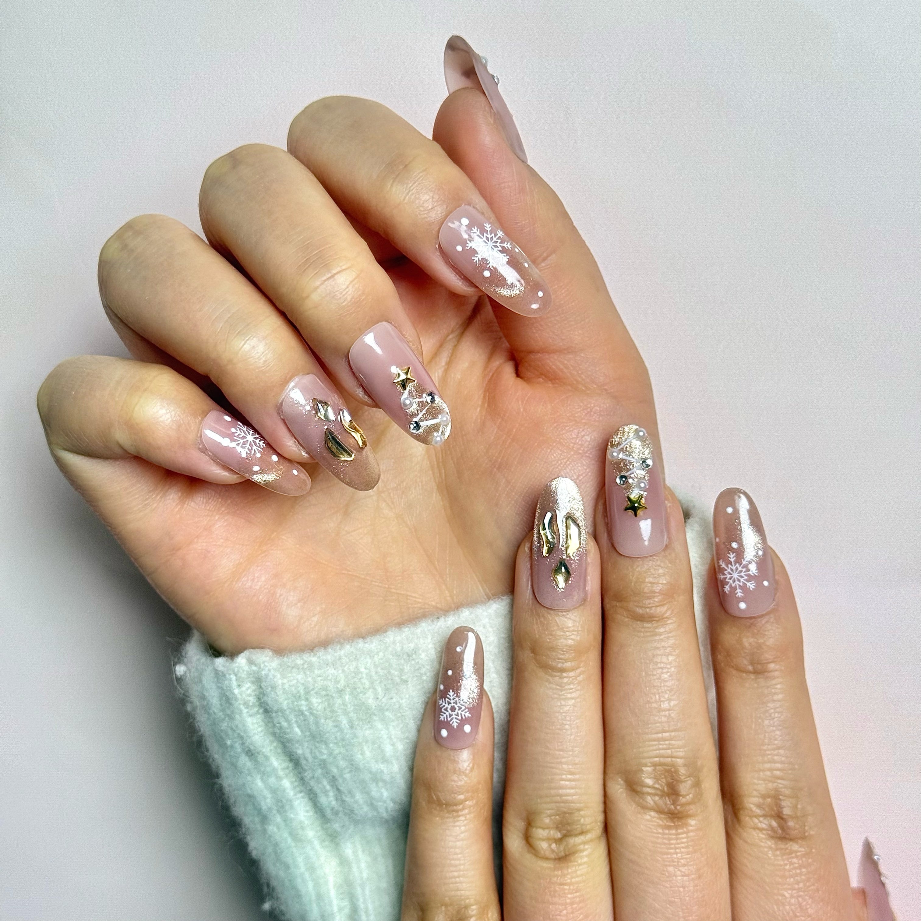 Christmas French Winter Glitter(Handmade)