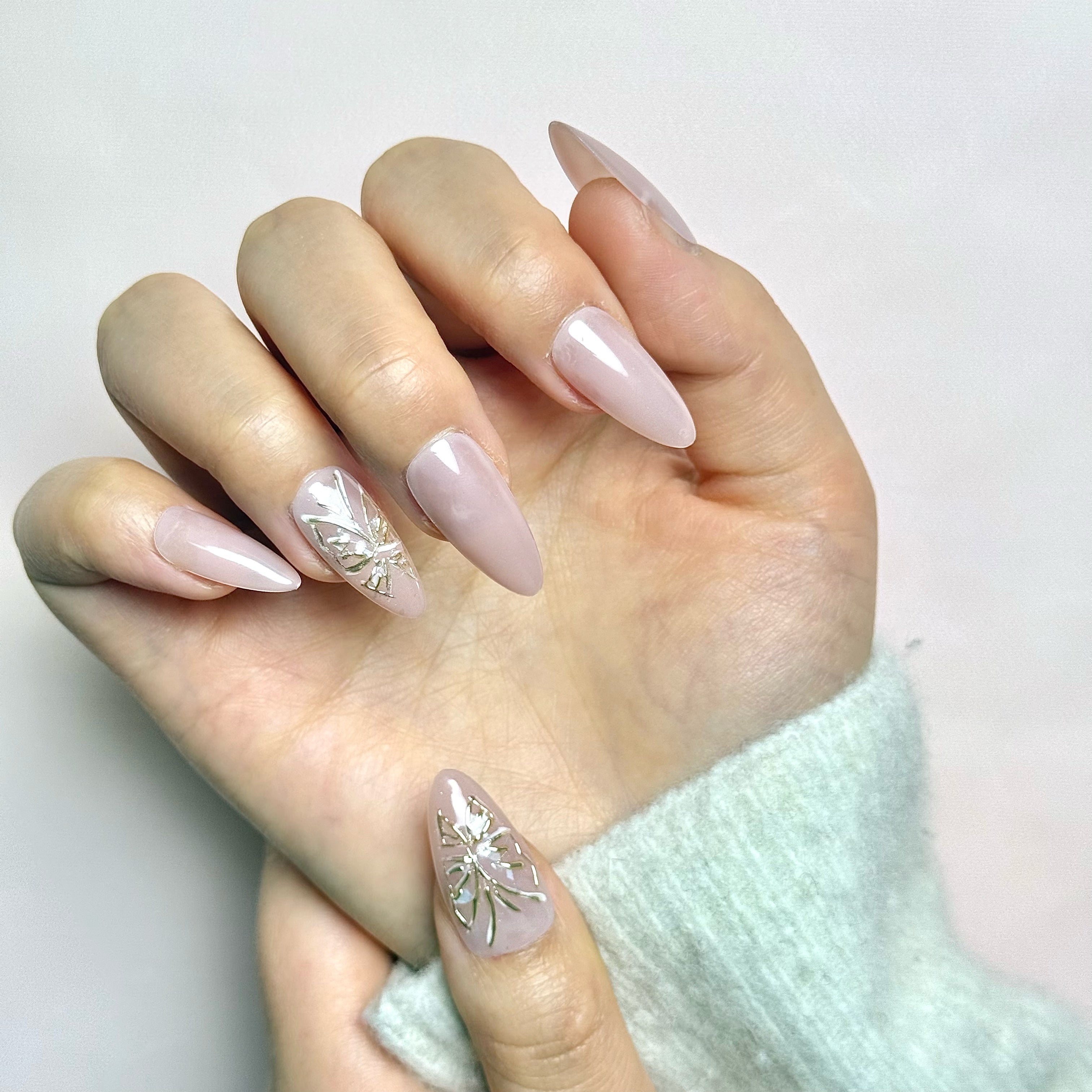 Nude Butterfly Whisper(Handmade)